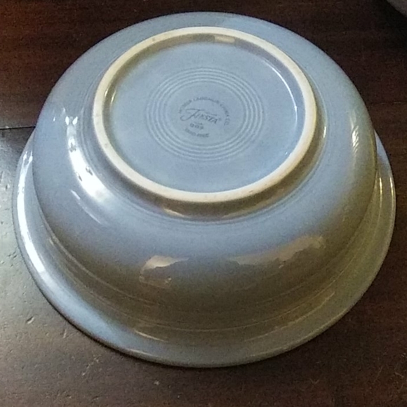 Fiestaware Periwinkle Serving/Nappy Bowl - Picture 2 of 4